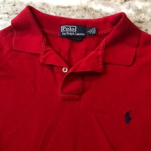Red polo by Ralph Lauren shirt